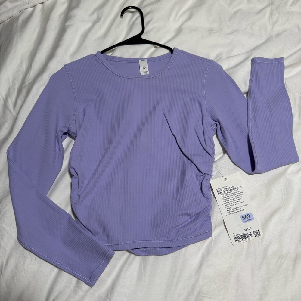 lululemon athletica Purple Crop Top